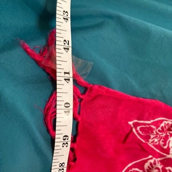 WRAP pink starfish Scarf - Picture 4 of 7